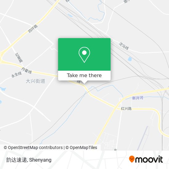 韵达速递 map