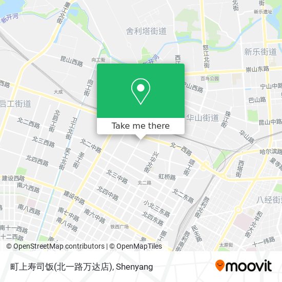 町上寿司饭(北一路万达店) map