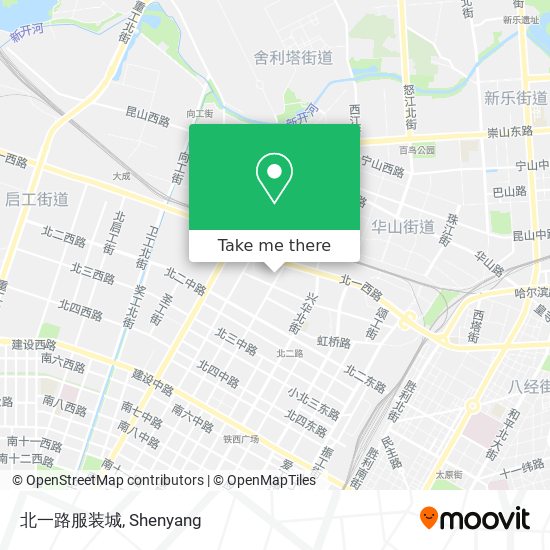 北一路服装城 map