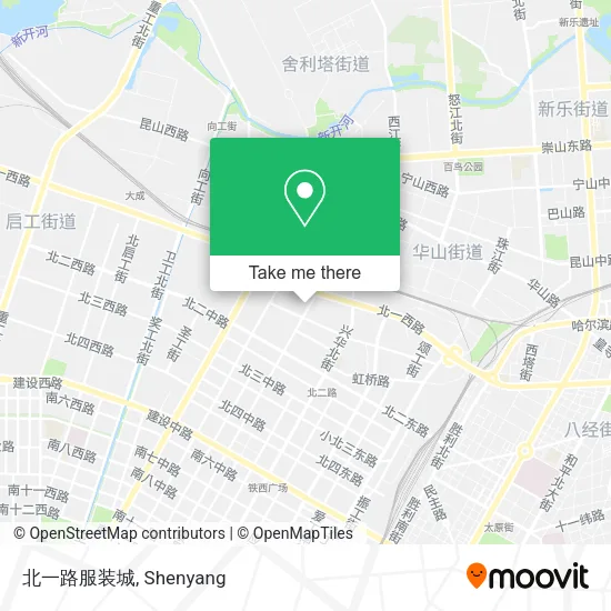 北一路服装城 map