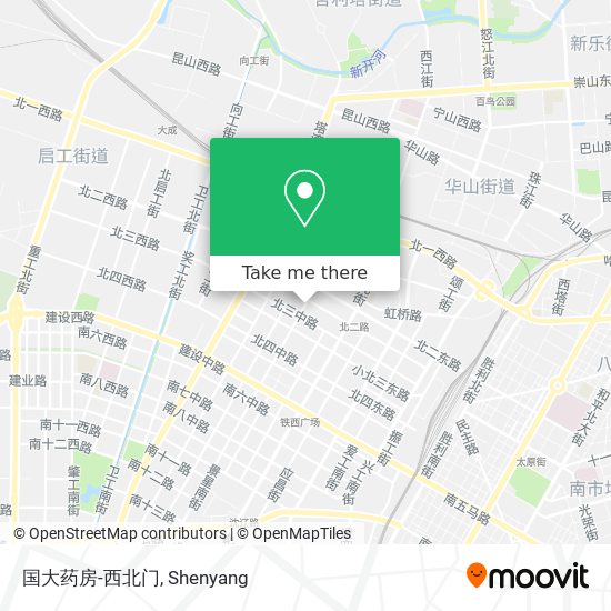 国大药房-西北门 map