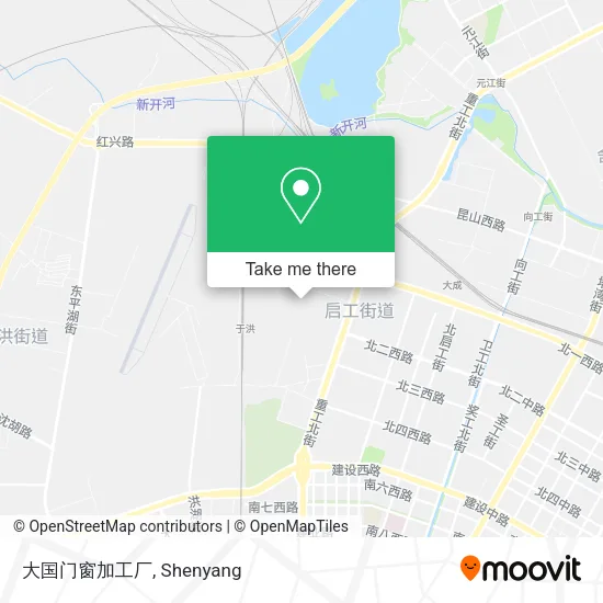 大国门窗加工厂 map