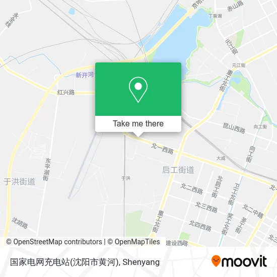 国家电网充电站(沈阳市黄河) map