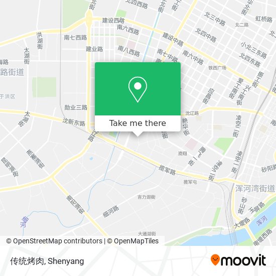 传统烤肉 map