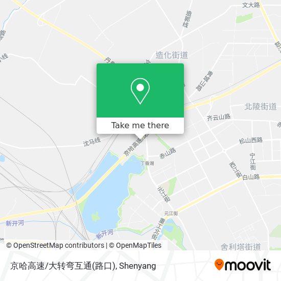 京哈高速/大转弯互通(路口) map