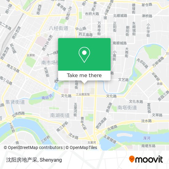 沈阳房地产采 map