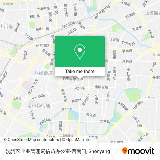 沈河区企业管理局信访办公室-西南门 map