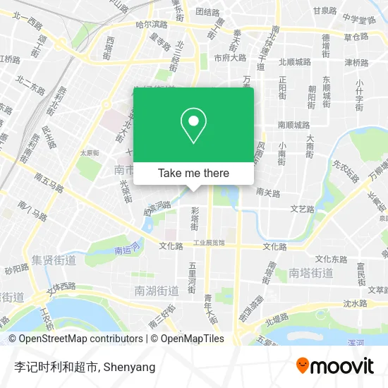 李记时利和超市 map