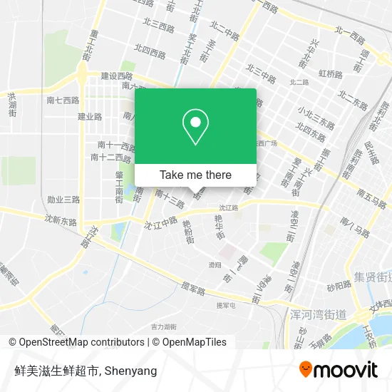 鲜美滋生鲜超市 map