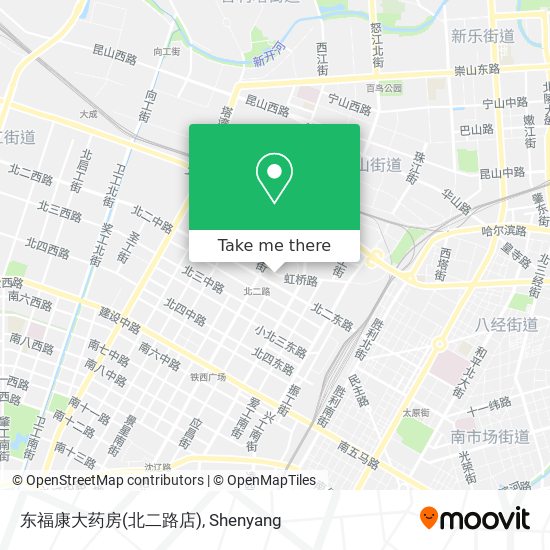 东福康大药房(北二路店) map