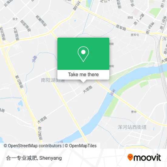 合一专业减肥 map
