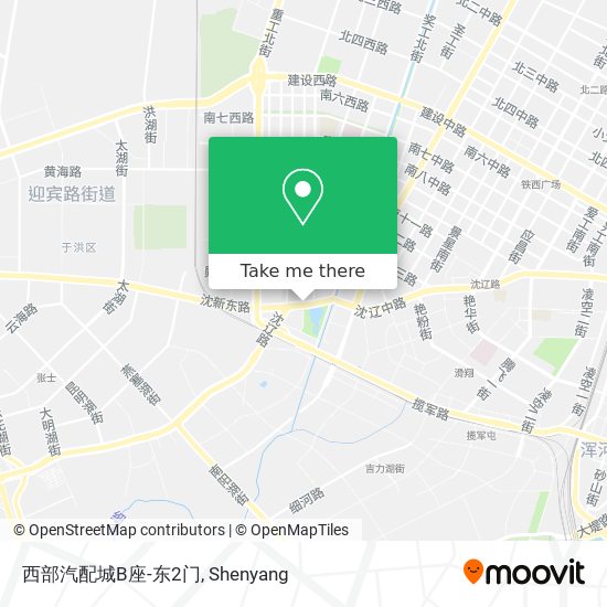 西部汽配城B座-东2门 map