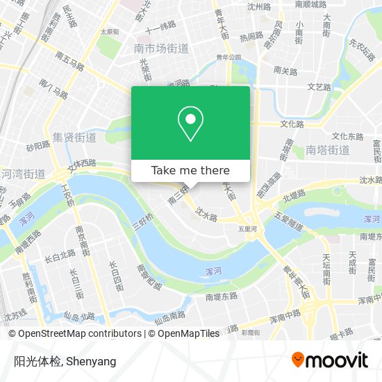 阳光体检 map