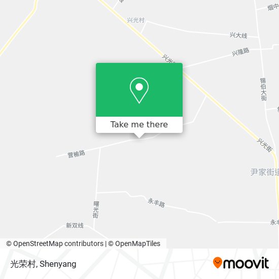 光荣村 map