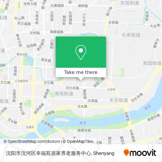 沈阳市沈河区幸福苑居家养老服务中心 map