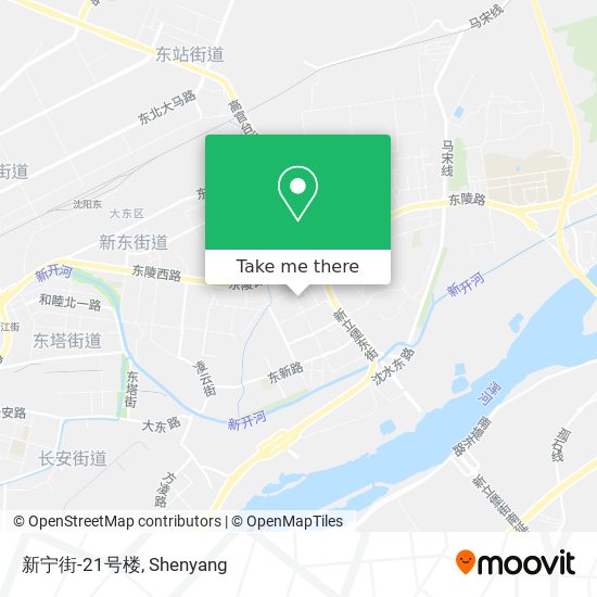 新宁街-21号楼 map