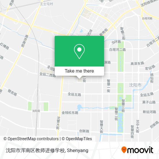 沈阳市浑南区教师进修学校 map
