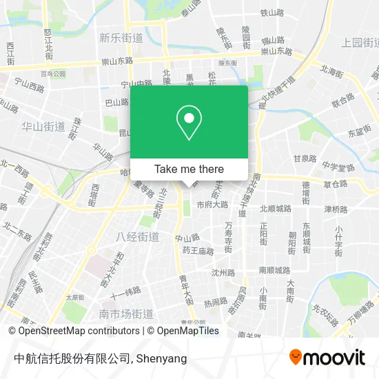 中航信托股份有限公司 map