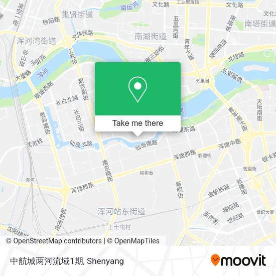 中航城两河流域1期 map