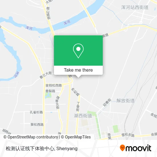 检测认证线下体验中心 map