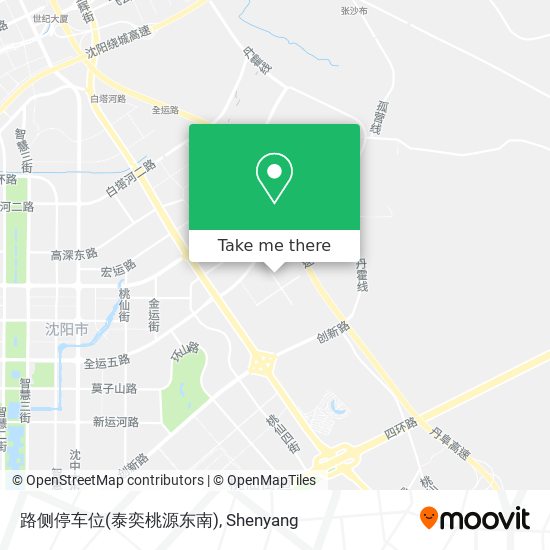 路侧停车位(泰奕桃源东南) map