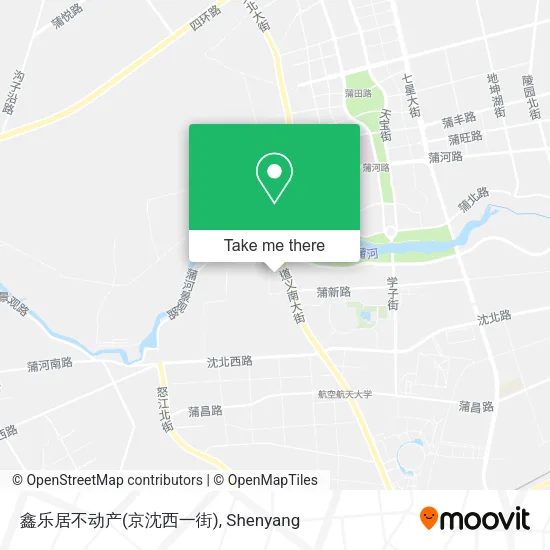 鑫乐居不动产(京沈西一街) map