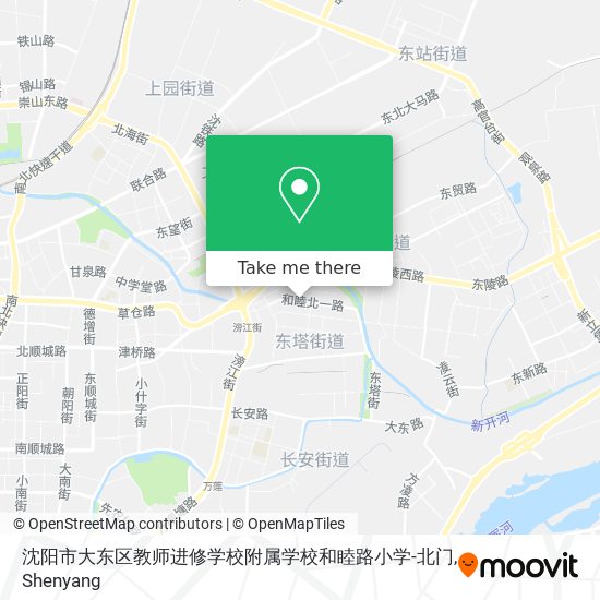 沈阳市大东区教师进修学校附属学校和睦路小学-北门 map