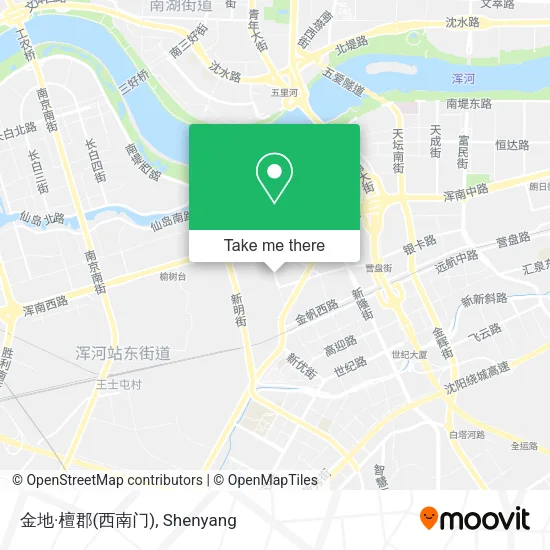 金地·檀郡(西南门) map