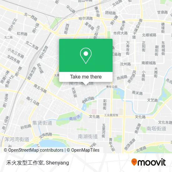 禾火发型工作室 map