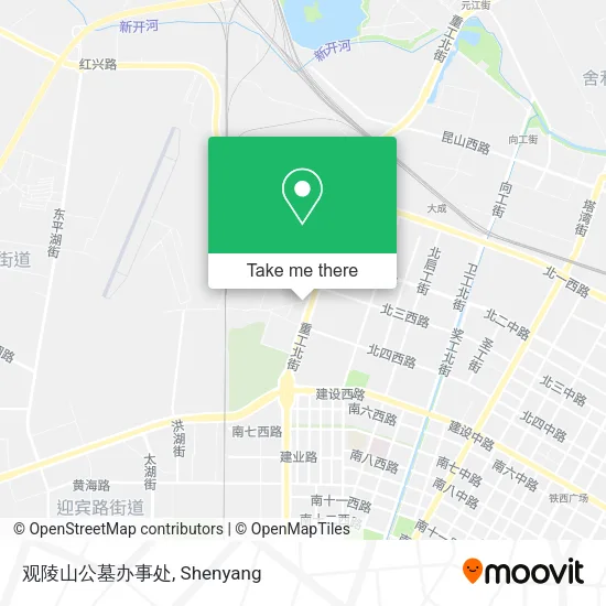 观陵山公墓办事处 map