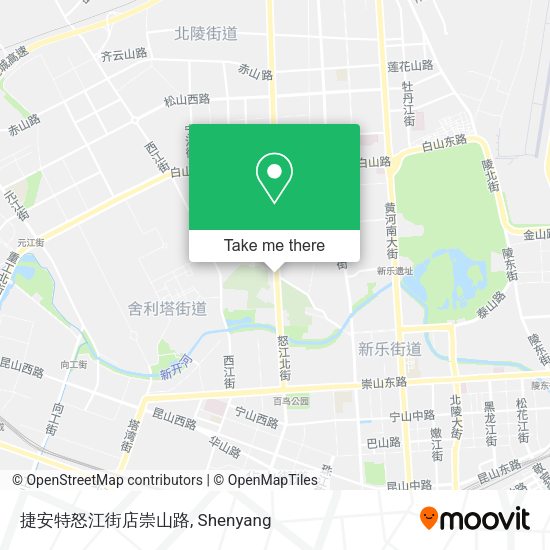捷安特怒江街店崇山路 map