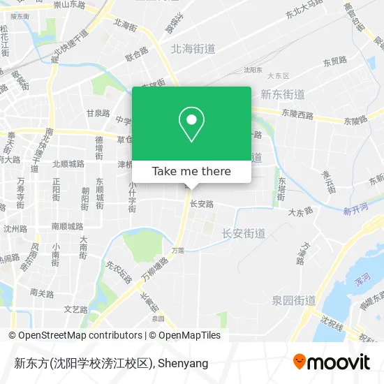 新东方(沈阳学校滂江校区) map