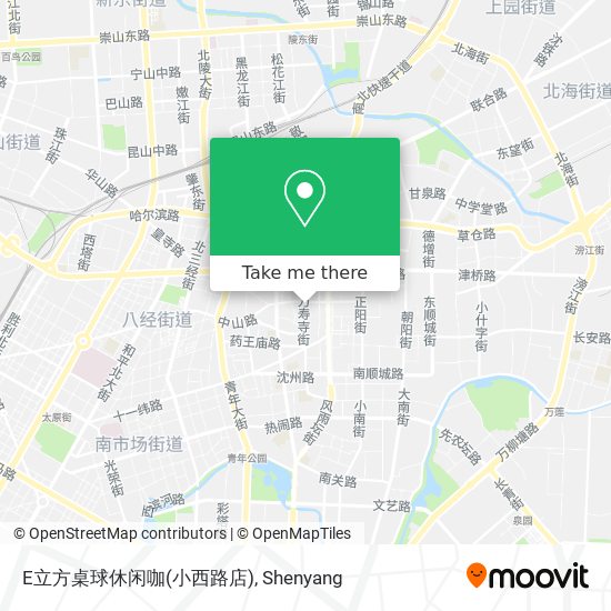 E立方桌球休闲咖(小西路店) map