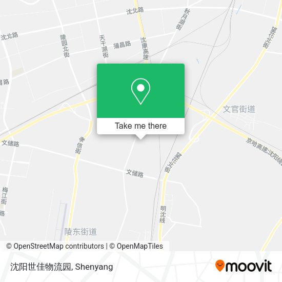 沈阳世佳物流园 map