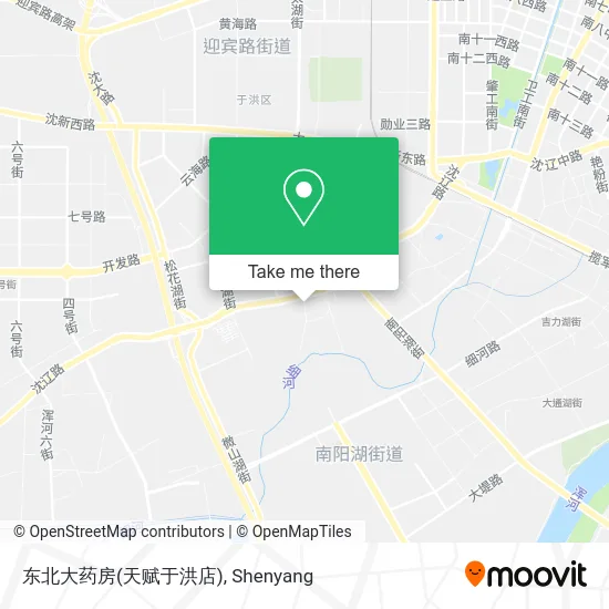 东北大药房(天赋于洪店) map