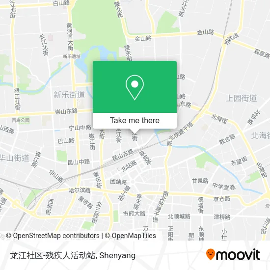 龙江社区-残疾人活动站 map