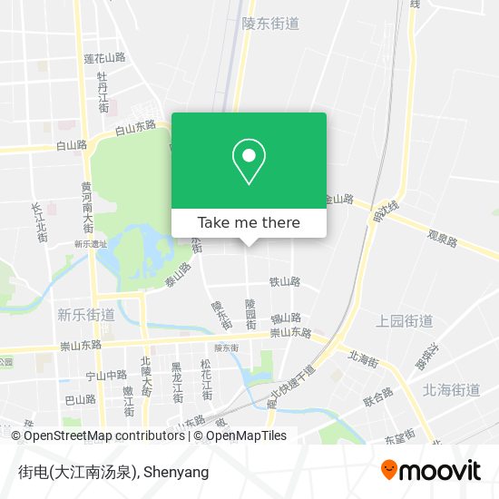 街电(大江南汤泉) map