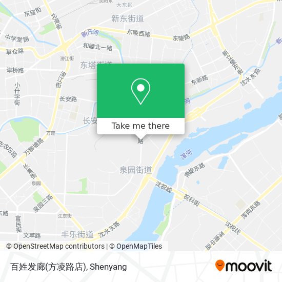 百姓发廊(方凌路店) map