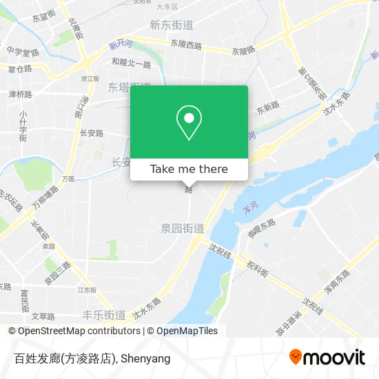 百姓发廊(方凌路店) map