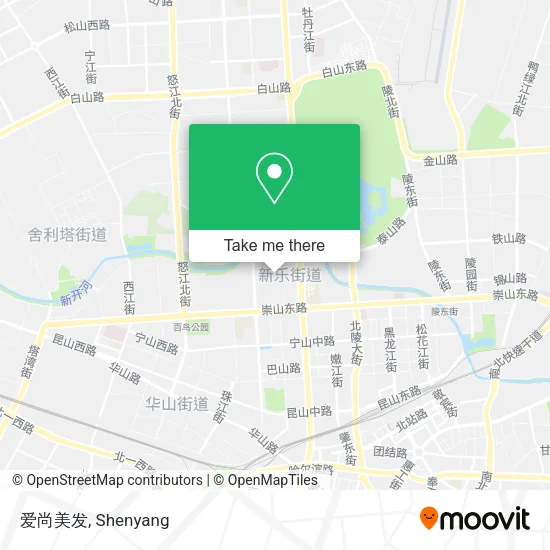 爱尚美发 map