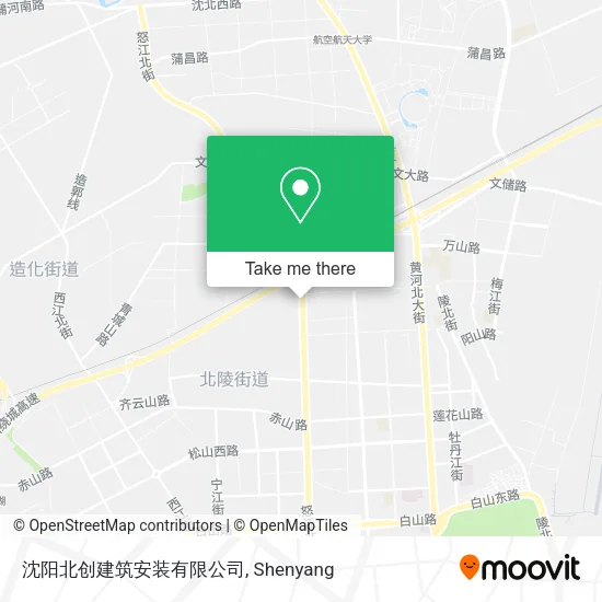 沈阳北创建筑安装有限公司 map