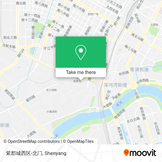 紫郡城西区-北门 map