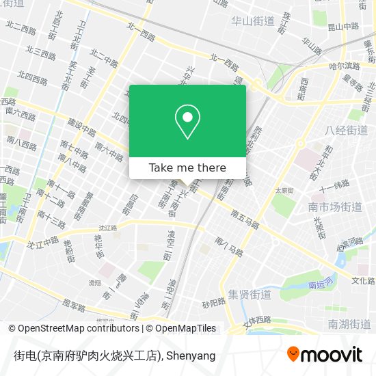 街电(京南府驴肉火烧兴工店) map