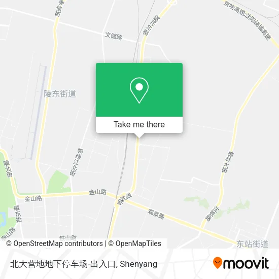 北大营地地下停车场-出入口 map