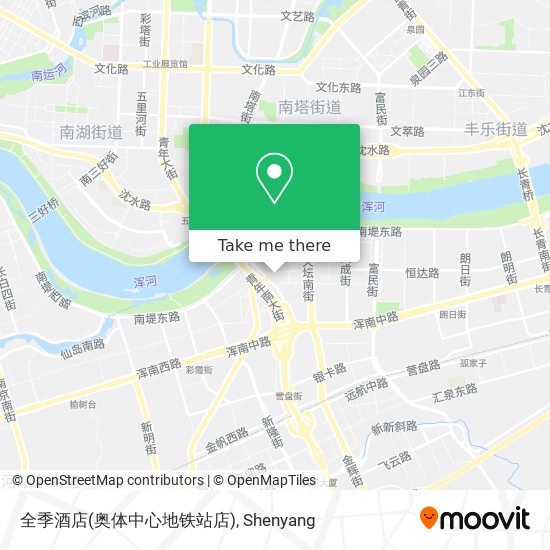 全季酒店(奥体中心地铁站店) map