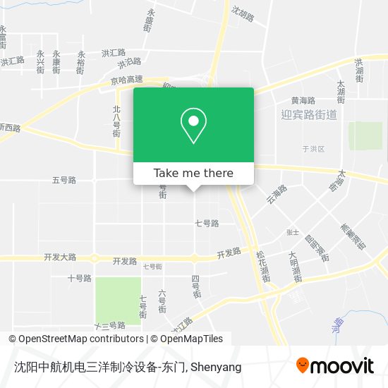 沈阳中航机电三洋制冷设备-东门 map