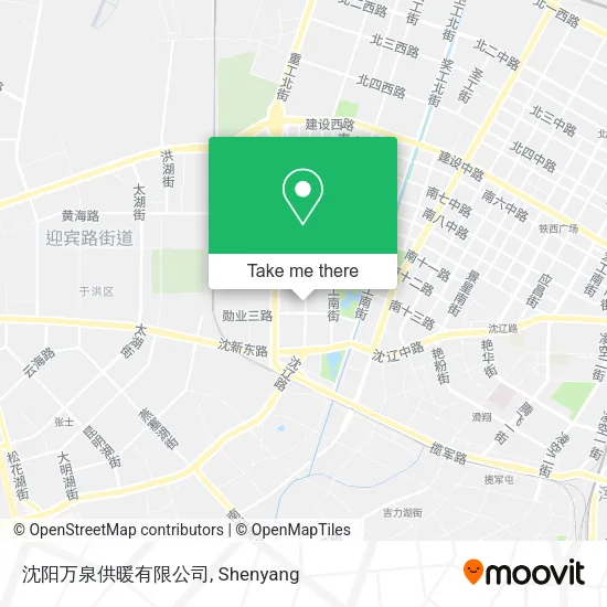沈阳万泉供暖有限公司 map