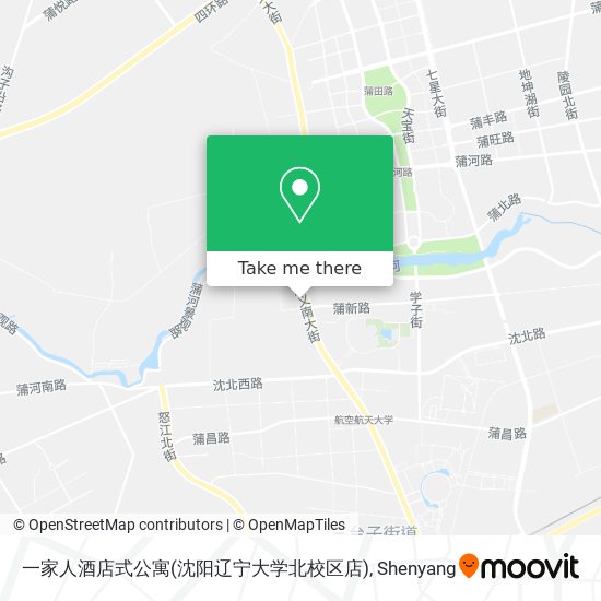 一家人酒店式公寓(沈阳辽宁大学北校区店) map