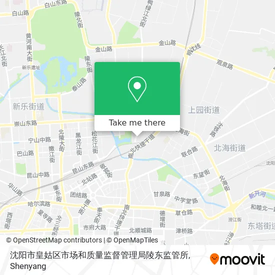 沈阳市皇姑区市场和质量监督管理局陵东监管所 map