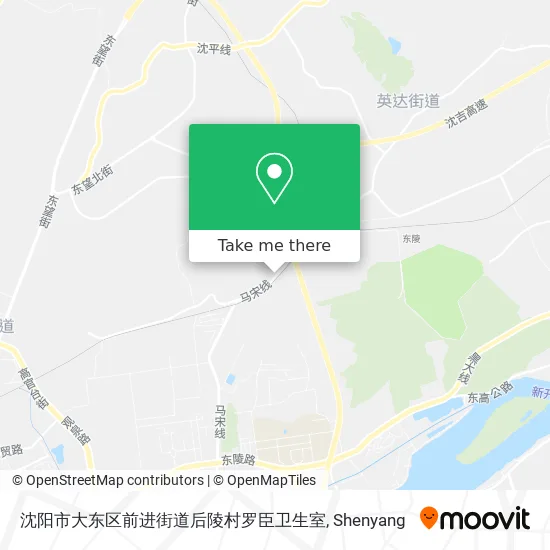 沈阳市大东区前进街道后陵村罗臣卫生室 map